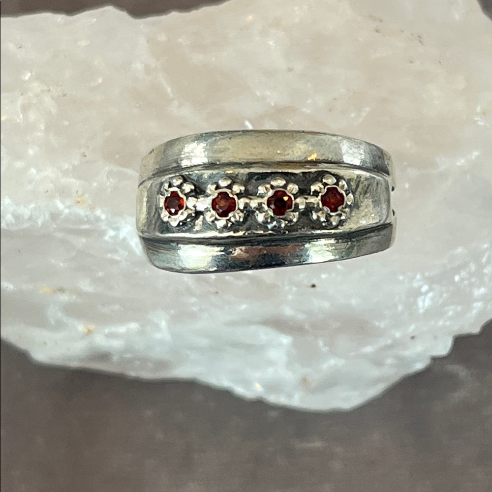 Sundance Garnet Byzantium Ring